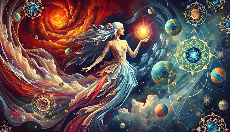 Artistic work inspired by Joan Miro.